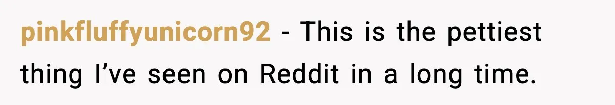 Grandma Spends Months Making A Handmade Cookbook, Mom Calls It ‘Cheap’ And ‘Narcissistic’ pinkfluffyunicorn92 − This is the pettiest thing I’ve seen on Reddit in a long time.