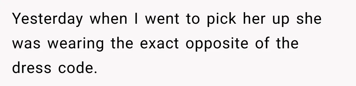 Girlfriend Defies Dress Code, Boyfriend Ditches Her And Drives Off To Boss’s Wedding Alone Yesterday when I went to pick her up she was wearing the exact opposite of the dress code.