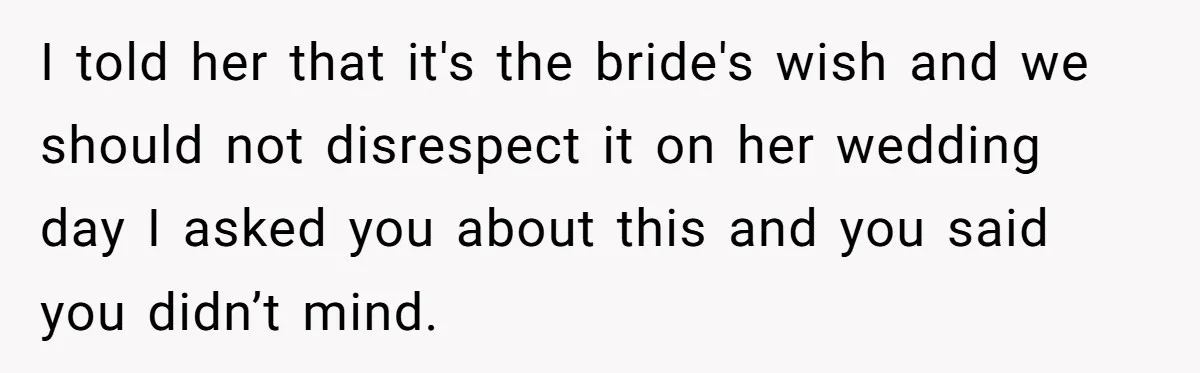 Girlfriend Defies Dress Code, Boyfriend Ditches Her And Drives Off To Boss’s Wedding Alone I told her that it's the bride's wish and we should not disrespect it on her wedding day I asked you about this and you said you didn’t mind.