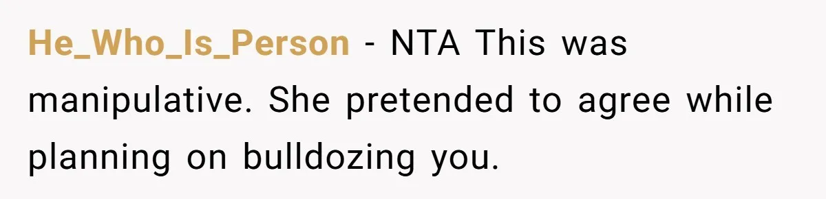 Girlfriend Defies Dress Code, Boyfriend Ditches Her And Drives Off To Boss’s Wedding Alone He_Who_Is_Person − NTA This was manipulative. She pretended to agree while planning on bulldozing you.