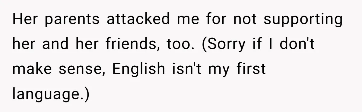 Husband Can't Handle Wife's ‘Toddler’ Transformation, Divorces Her On The Spot, And Her Family Isn't Happy Her parents attacked me for not supporting her and her friends, too. (Sorry if I don't make sense, English isn't my first language.)