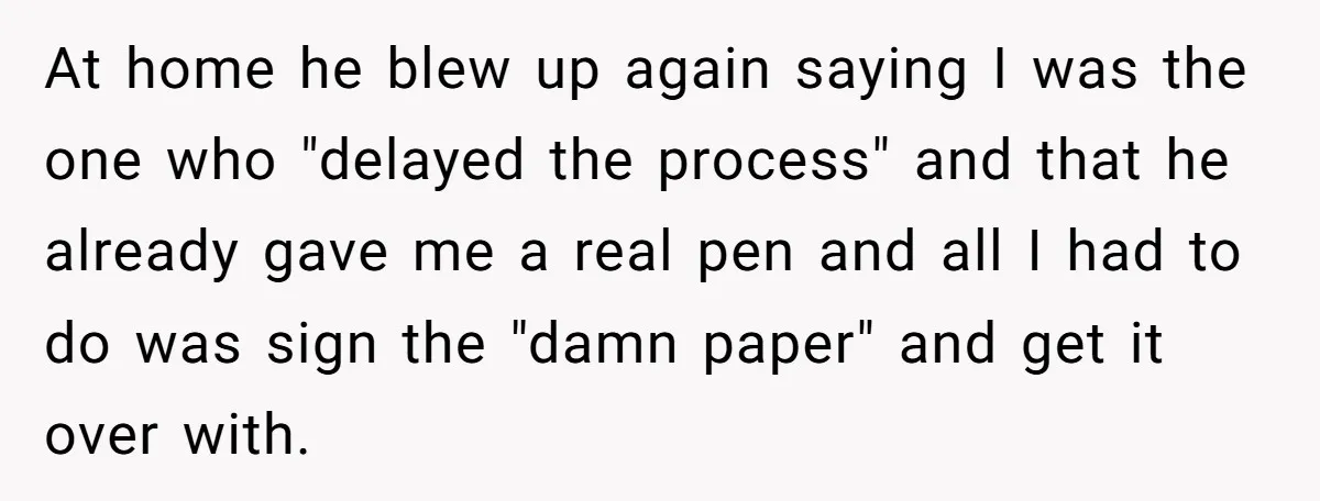 Bride-To-Be Cancels Fiancé's House Title After Countless Turns Of His 'Harmless' Pranks At home he blew up again saying I was the one who "delayed the process" and that he already gave me a real pen and all I had to do...