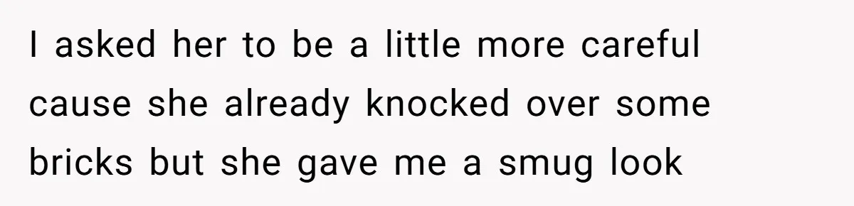 Neighbor’s Daughter Kept Driving Through His Yard - So He Installed Spikes and Let Consequences Do the Rest I asked her to be a little more careful cause she already knocked over some bricks but she gave me a smug look