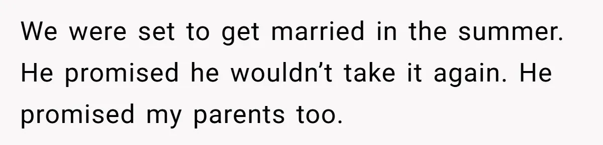 Newlywed Wife Stunned When She Learns Husband's Secret Killing Their Baby Dreams We were set to get married in the summer. He promised he wouldn’t take it again. He promised my parents too.