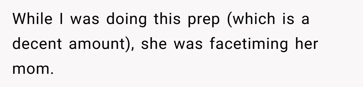 Pregnant Wife Demands Husband Tidy His Tools After He Cleaned Everything Else, Massive Fight Erupts While I was doing this prep (which is a decent amount), she was facetiming her mom.