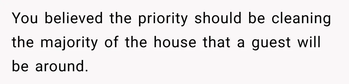 Pregnant Wife Demands Husband Tidy His Tools After He Cleaned Everything Else, Massive Fight Erupts You believed the priority should be cleaning the majority of the house that a guest will be around.