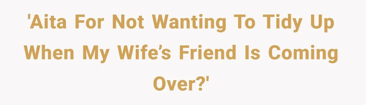 Pregnant Wife Demands Husband Tidy His Tools After He Cleaned Everything Else, Massive Fight Erupts 'AITA for not wanting to tidy up when my wife’s friend is coming over?'