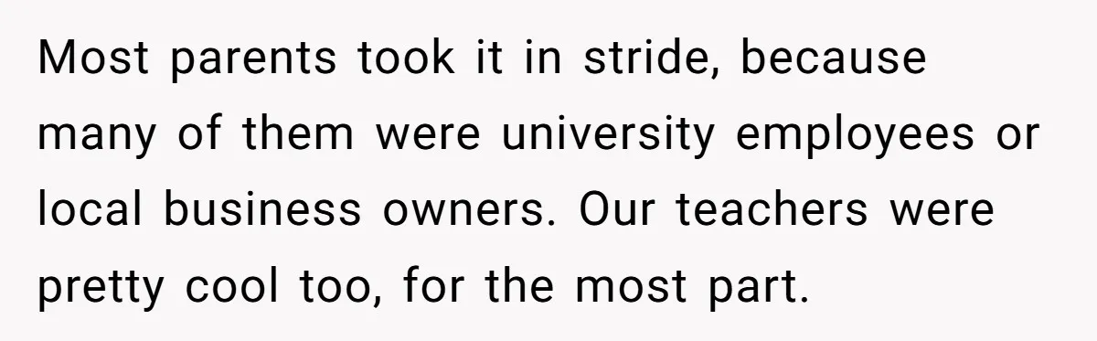 High School Teacher Called Me a ‘Looser’ Who’d Never Amount to Anything - 20 Years Later, I Ran Into Her at the Same University… and I’m the Professor Now Most parents took it in stride, because many of them were university employees or local business owners. Our teachers were pretty cool too, for the most part.