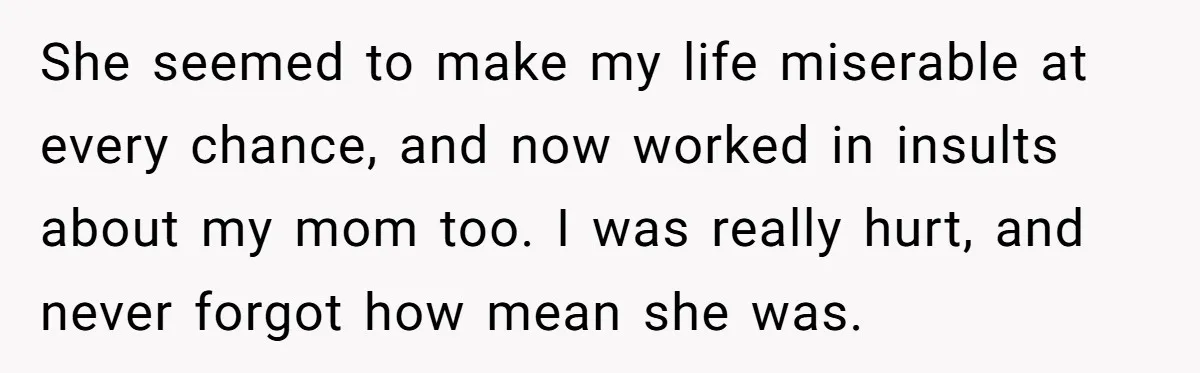 High School Teacher Called Me a ‘Looser’ Who’d Never Amount to Anything - 20 Years Later, I Ran Into Her at the Same University… and I’m the Professor Now She seemed to make my life miserable at every chance, and now worked in insults about my mom too. I was really hurt, and never forgot how mean she was.