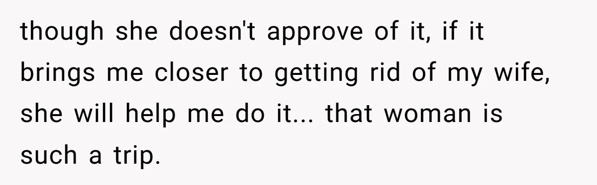 Devoted Stay-At-Home Dad Uncovers Wife’s Secret Date - 5000 Words Journal Of A Heartbroken Man though she doesn't approve of it, if it brings me closer to getting rid of my wife, she will help me do it... that woman is such a trip.