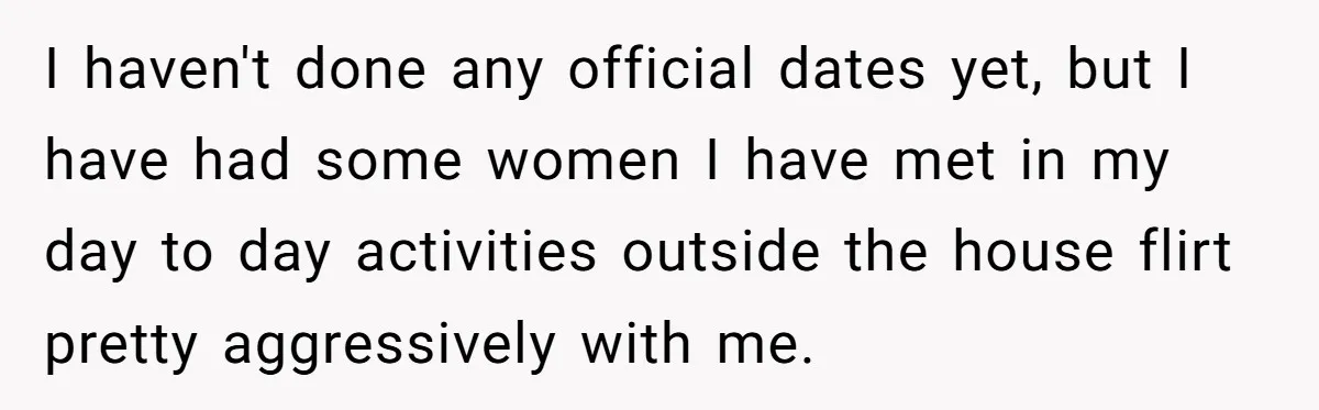 Devoted Stay-At-Home Dad Uncovers Wife’s Secret Date - 5000 Words Journal Of A Heartbroken Man I haven't done any official dates yet, but I have had some women I have met in my day to day activities outside the house flirt pretty aggressively with me.