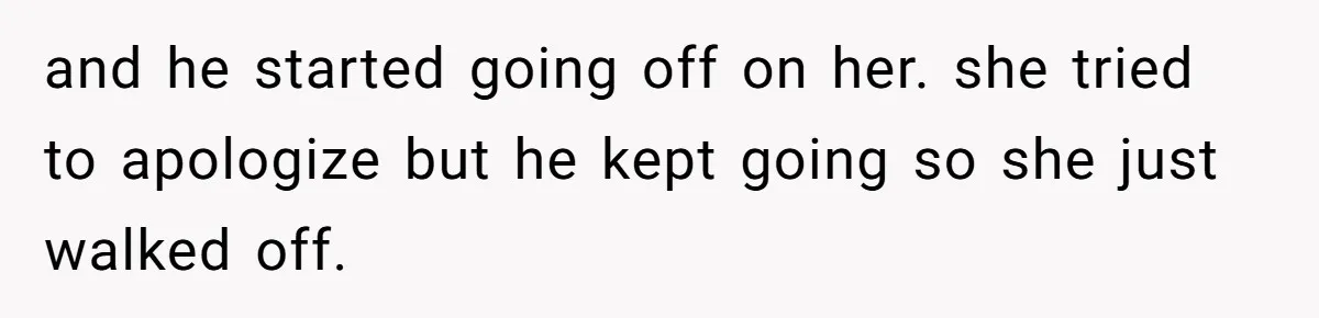 He Spilled a Drink by Accident - Then She Grabbed His Drinks, So He Poured One on Her Head and he started going off on her. she tried to apologize but he kept going so she just walked off.
