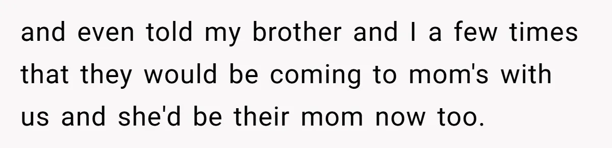Teen Shuts Down Dad’s Plea To Make Mom Parent His Affair Kids, Chaos Erupts At Christmas and even told my brother and I a few times that they would be coming to mom's with us and she'd be their mom now too.