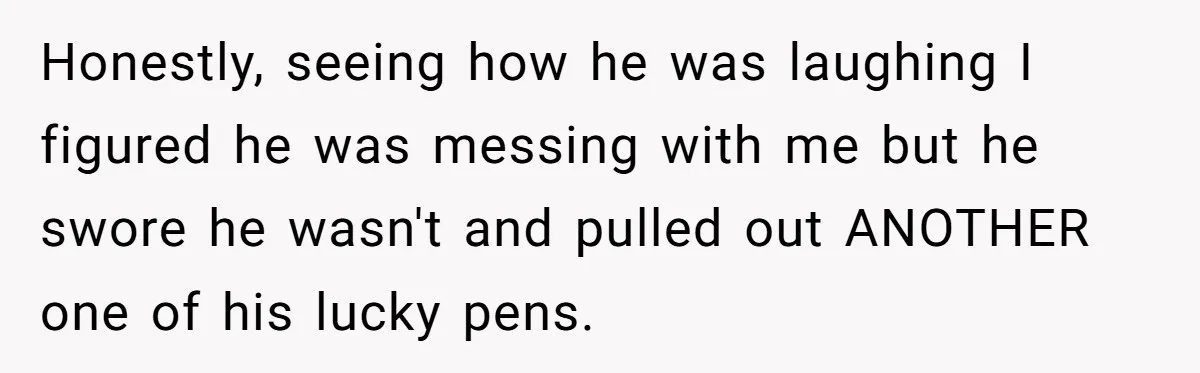 Woman Cuts Fiances Off The House Title After His “Lucky Pen” Prank Backfires Spectacularly Honestly, seeing how he was laughing I figured he was messing with me but he swore he wasn't and pulled out ANOTHER one of his lucky pens.