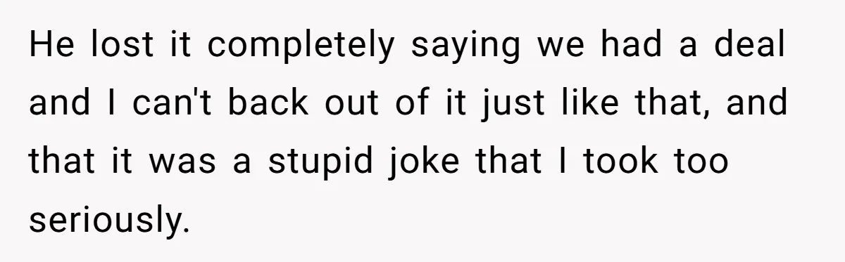 Woman Cuts Fiances Off The House Title After His “Lucky Pen” Prank Backfires Spectacularly He lost it completely saying we had a deal and I can't back out of it just like that, and that it was a stupid joke that I took too...