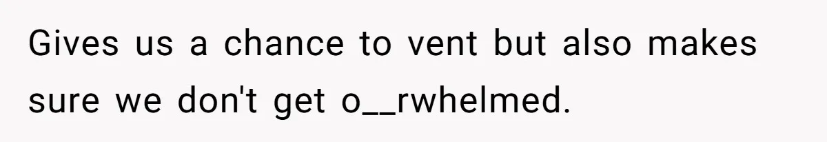 Exhausted Wife Begs Husband To Stop Giving Hour-Long Operation Play-By-Play Every Single Night Gives us a chance to vent but also makes sure we don't get o__rwhelmed.