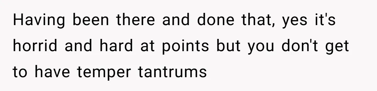 His Wife’s Pregnancy Moods Exploded - He Left After She Cursed Him Out. Now She Says He ‘Abandoned’ Her Having been there and done that, yes it's horrid and hard at points but you don't get to have temper tantrums