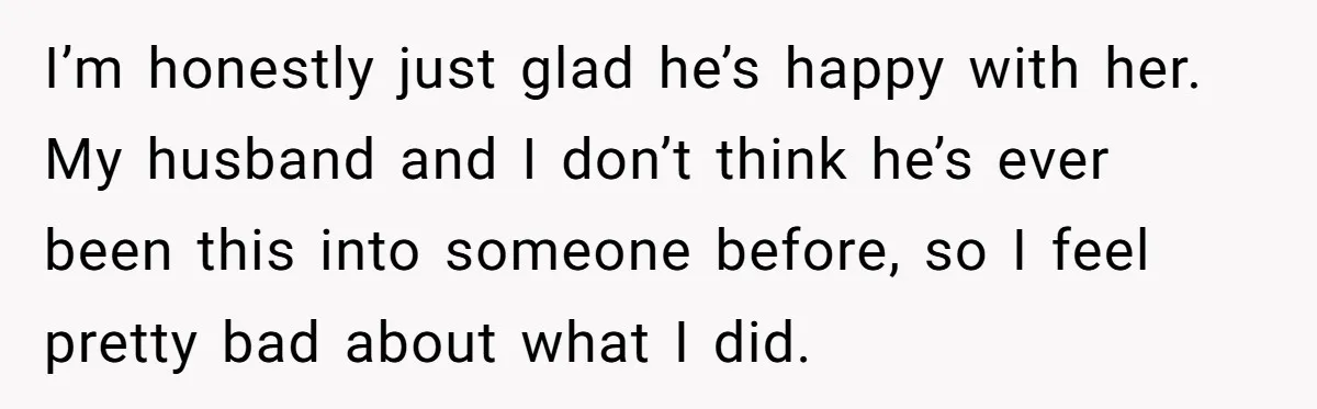 She Met Her Son’s Girlfriend for the First Time… and the Girlfriend Opened With a Shocking Joke. She Kicked Her Out I’m honestly just glad he’s happy with her. My husband and I don’t think he’s ever been this into someone before, so I feel pretty bad about what I did.