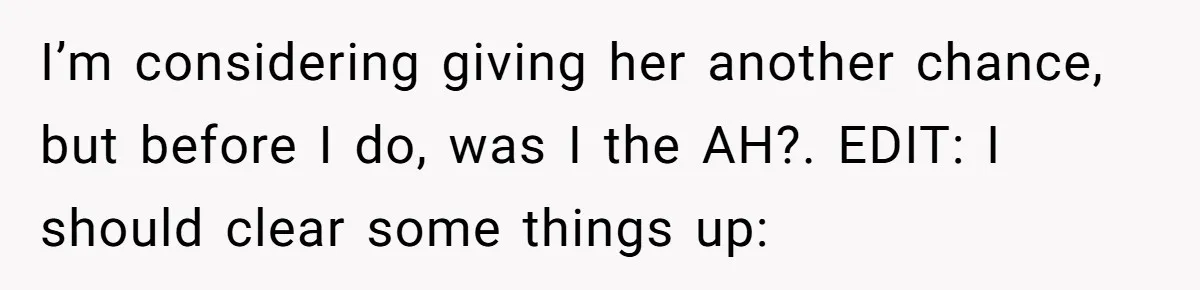 She Met Her Son’s Girlfriend for the First Time… and the Girlfriend Opened With a Shocking Joke. She Kicked Her Out I’m considering giving her another chance, but before I do, was I the AH?. EDIT: I should clear some things up: