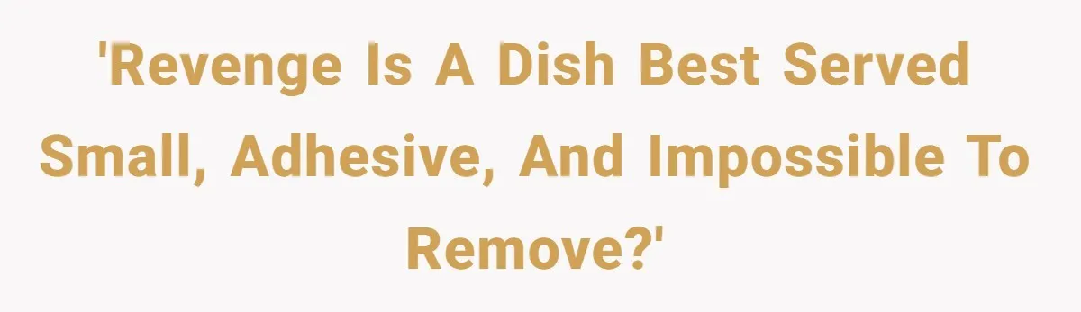 Sister Sends 1,000 Unremovable Stickers As A ‘Christmas Gift’ To Brother-In-Law, He’ll Never Forget It 'Revenge is a Dish Best Served Small, Adhesive, and Impossible to Remove?'