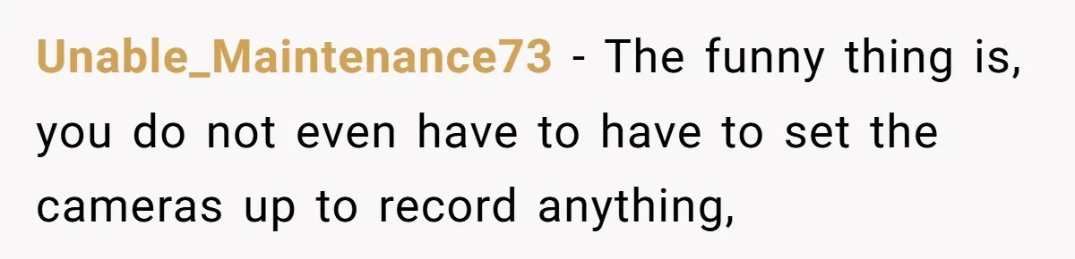 "Stay Away From My Fence!": Neighbor Dispute Escalates Over a Leaf Blower Unable_Maintenance73 − The funny thing is, you do not even have to have to set the cameras up to record anything,