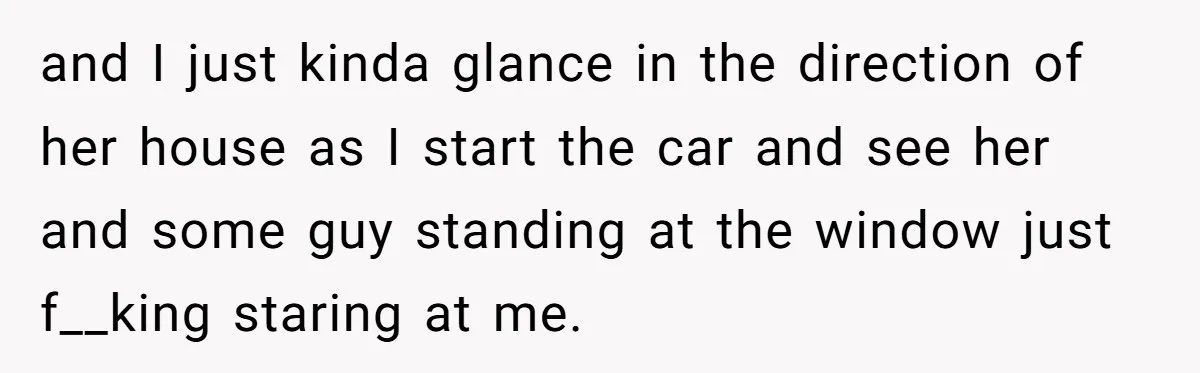 "Stay Away From My Fence!": Neighbor Dispute Escalates Over a Leaf Blower and I just kinda glance in the direction of her house as I start the car and see her and some guy standing at the window just f__king staring at...