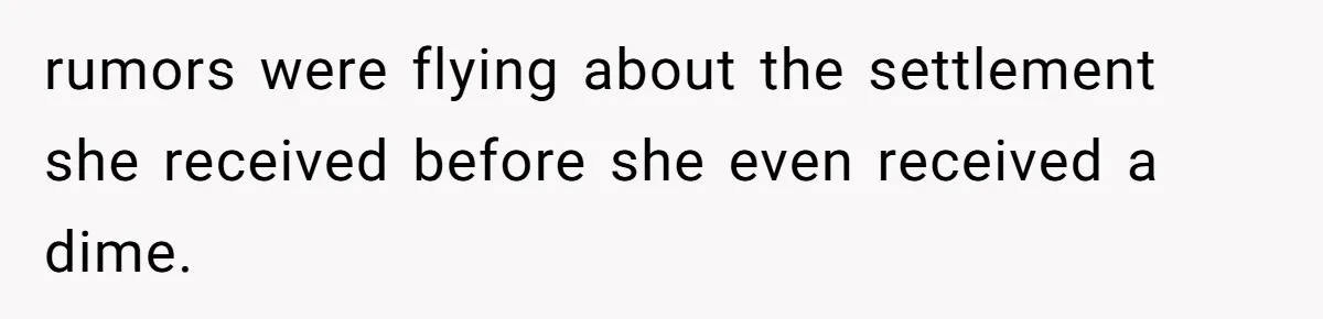 Woman Defends Her Husband After Sister Treats His Tragedy Like A Piggy Bank rumors were flying about the settlement she received before she even received a dime.