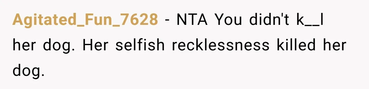 Woman Hosts Party, Friend Dumps Dog In Garden, Then Demands Answers When It Gets Sick Agitated_Fun_7628 − NTA You didn't k__l her dog. Her selfish recklessness killed her dog.