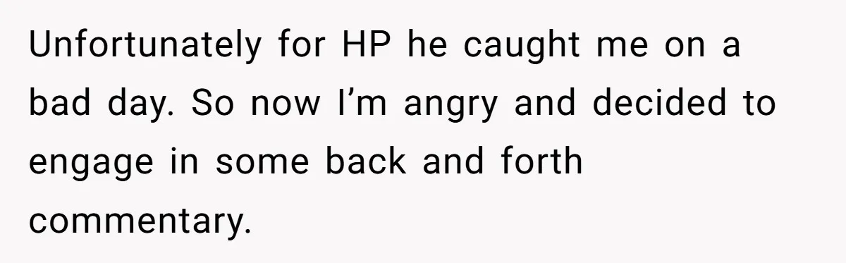 Born-Again Christian Tried to Bible-Shame a Woman for Lifting Weights. He Didn’t Expect This Response. Unfortunately for HP he caught me on a bad day. So now I’m angry and decided to engage in some back and forth commentary.