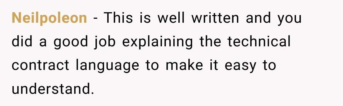 Shipping Company Tried to Squeeze Him - So He Mailed 150 Empty Envelopes Neilpoleon − This is well written and you did a good job explaining the technical contract language to make it easy to understand.