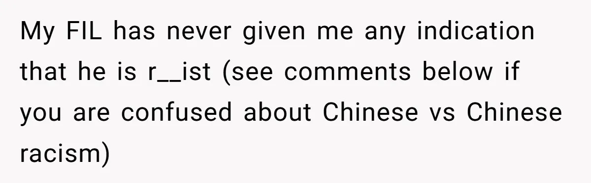 Grandfather Calls His Granddaughter’s Cultural Jewelry “Disgraceful” - Then Threatens to Cut Off the Family When Mom Refuses to Obey My FIL has never given me any indication that he is r__ist (see comments below if you are confused about Chinese vs Chinese racism)