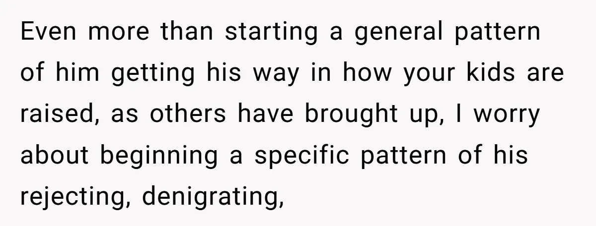 Grandfather Calls His Granddaughter’s Cultural Jewelry “Disgraceful” - Then Threatens to Cut Off the Family When Mom Refuses to Obey Even more than starting a general pattern of him getting his way in how your kids are raised, as others have brought up, I worry about beginning a specific pattern...