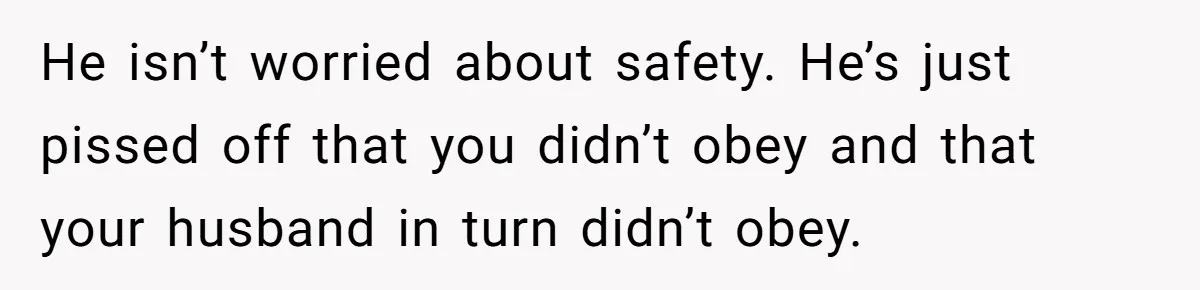 Grandfather Calls His Granddaughter’s Cultural Jewelry “Disgraceful” - Then Threatens to Cut Off the Family When Mom Refuses to Obey He isn’t worried about safety. He’s just pissed off that you didn’t obey and that your husband in turn didn’t obey.