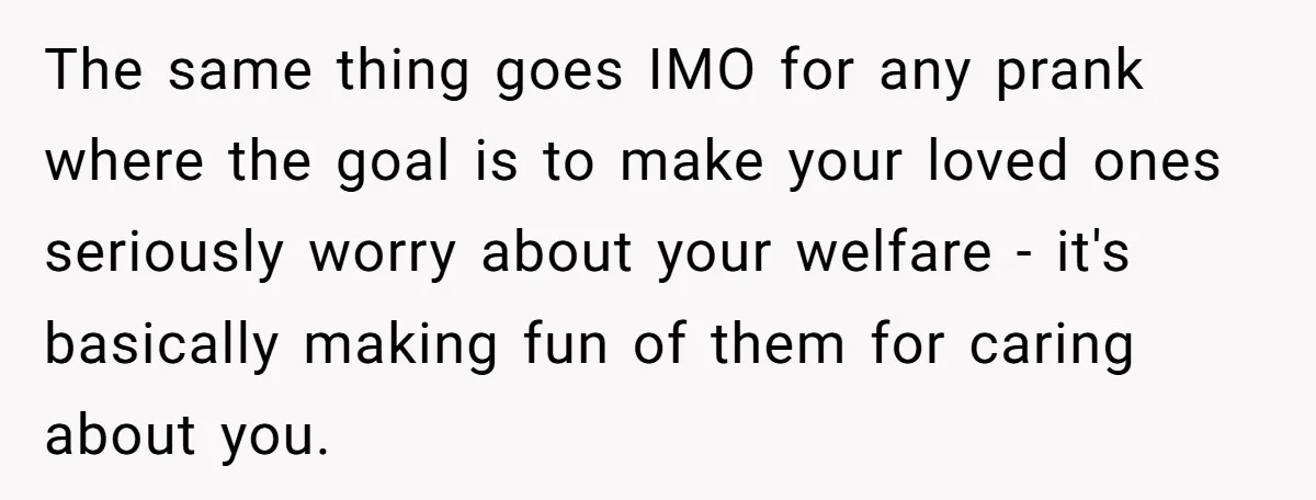 Man Pretends To Eat Only Apples For Weeks, Can’t Believe His Friends Stage An Intervention The same thing goes IMO for any prank where the goal is to make your loved ones seriously worry about your welfare - it's basically making fun of them for...