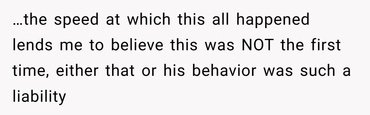 Creep Hit on an 18-Year-Old at a Career Fair - So Her Big Sister Made One Call and Ended His Career …the speed at which this all happened lends me to believe this was NOT the first time, either that or his behavior was such a liability