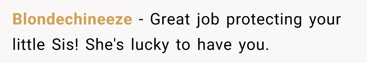 Creep Hit on an 18-Year-Old at a Career Fair - So Her Big Sister Made One Call and Ended His Career Blondechineeze − Great job protecting your little Sis! She's lucky to have you.