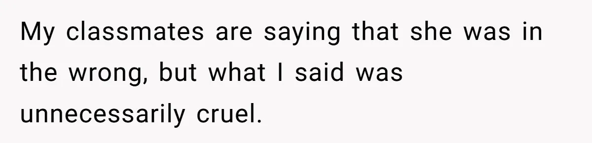 College Class Turns Into Drama When Muslim Student Refuses To Take Off Hijab On 9/11 My classmates are saying that she was in the wrong, but what I said was unnecessarily cruel.