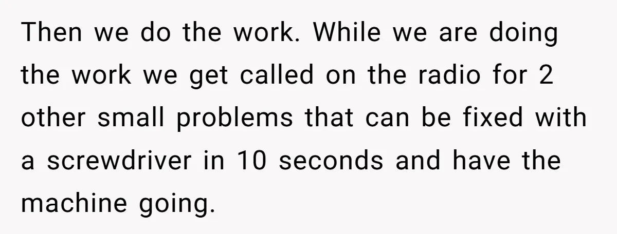 MBA Saves $700 a Night, Burns Nearly $1 Million by Ignoring Everyone Who Actually Knows the Job Then we do the work. While we are doing the work we get called on the radio for 2 other small problems that can be fixed with a screwdriver in...