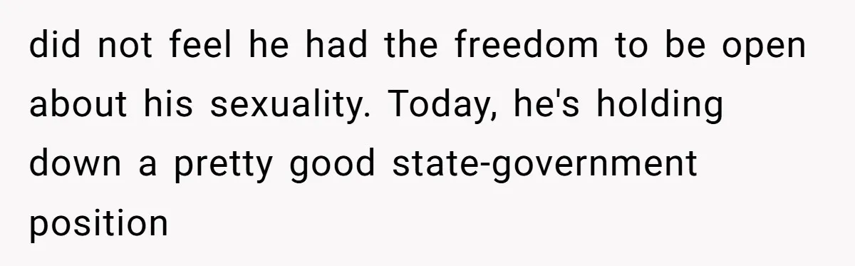 Lobbyist Steals a Staffer’s Pen, Loses a $250,000 Grant and a Senate Meeting in Under Five Minutes did not feel he had the freedom to be open about his sexuality. Today, he's holding down a pretty good state-government position