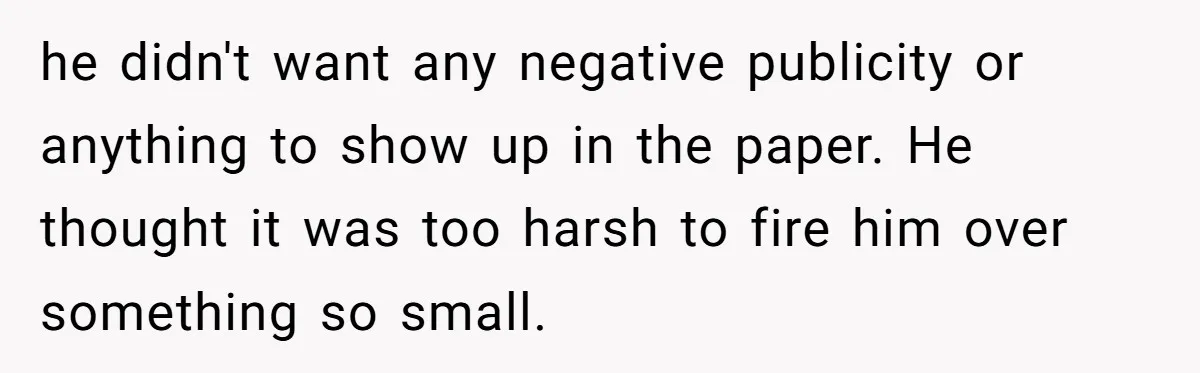 Lobbyist Steals a Staffer’s Pen, Loses a $250,000 Grant and a Senate Meeting in Under Five Minutes he didn't want any negative publicity or anything to show up in the paper. He thought it was too harsh to fire him over something so small.