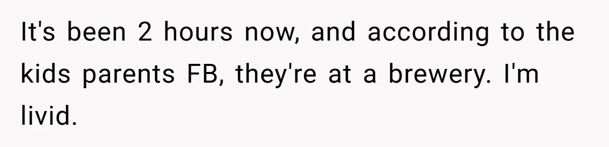 His House Isn’t ‘The House’: Parents Leave Their Kid Behind While They Hit a Brewery It's been 2 hours now, and according to the kids parents FB, they're at a brewery. I'm livid.