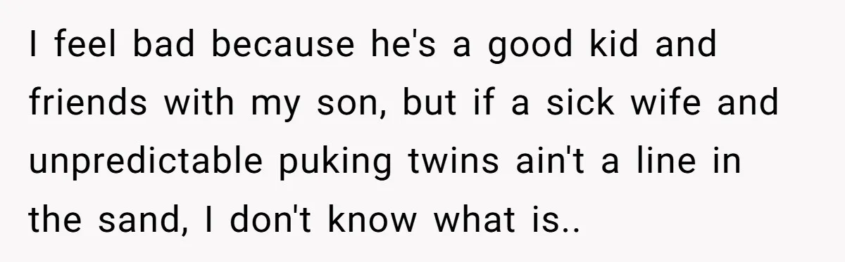 His House Isn’t ‘The House’: Parents Leave Their Kid Behind While They Hit a Brewery I feel bad because he's a good kid and friends with my son, but if a sick wife and unpredictable puking twins ain't a line in the sand, I don't...