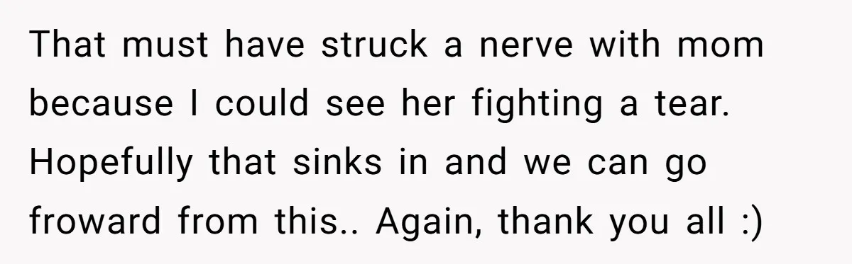 His House Isn’t ‘The House’: Parents Leave Their Kid Behind While They Hit a Brewery That must have struck a nerve with mom because I could see her fighting a tear. Hopefully that sinks in and we can go froward from this.. Again, thank you...