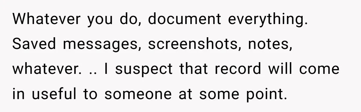 His House Isn’t ‘The House’: Parents Leave Their Kid Behind While They Hit a Brewery Whatever you do, document everything. Saved messages, screenshots, notes, whatever. .. I suspect that record will come in useful to someone at some point.