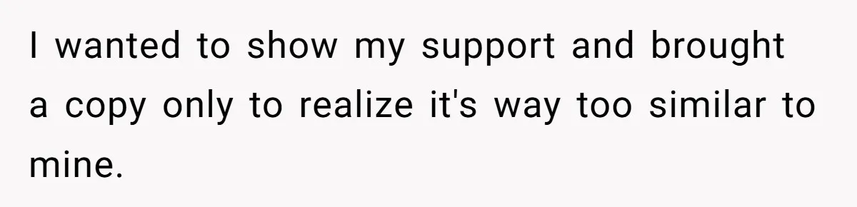 Aspiring Author Accuses SIL Of Plagiarism, Parents Threaten To Disown Her Instead I wanted to show my support and brought a copy only to realize it's way too similar to mine.
