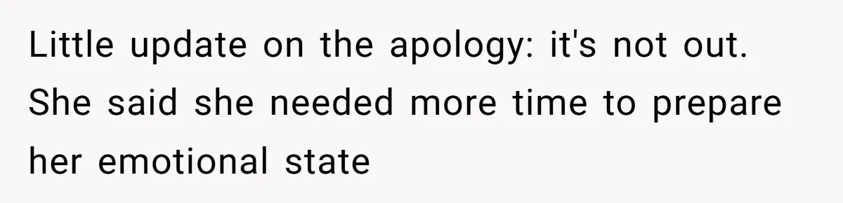 Aspiring Author Accuses SIL Of Plagiarism, Parents Threaten To Disown Her Instead Little update on the apology: it's not out. She said she needed more time to prepare her emotional state