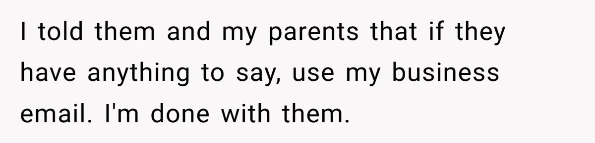 Aspiring Author Accuses SIL Of Plagiarism, Parents Threaten To Disown Her Instead I told them and my parents that if they have anything to say, use my business email. I'm done with them.