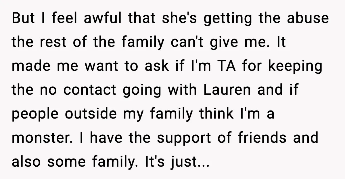 Sister Stole Her Boyfriend, Married Him, Now Wants Comfort After He Dies But I feel awful that she's getting the abuse the rest of the family can't give me. It made me want to ask if I'm TA for keeping the no...