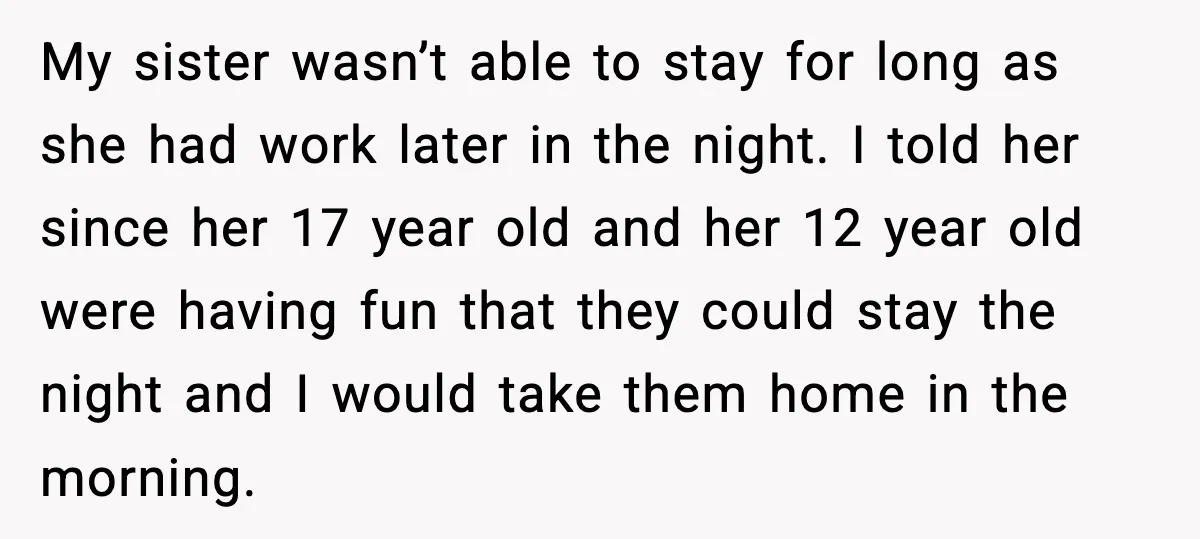 Bridesmaid Gets Publicly Shamed in MOH Speech, Then Sister Blames Her for Leaving My sister wasn’t able to stay for long as she had work later in the night. I told her since her 17 year old and her 12 year old were...