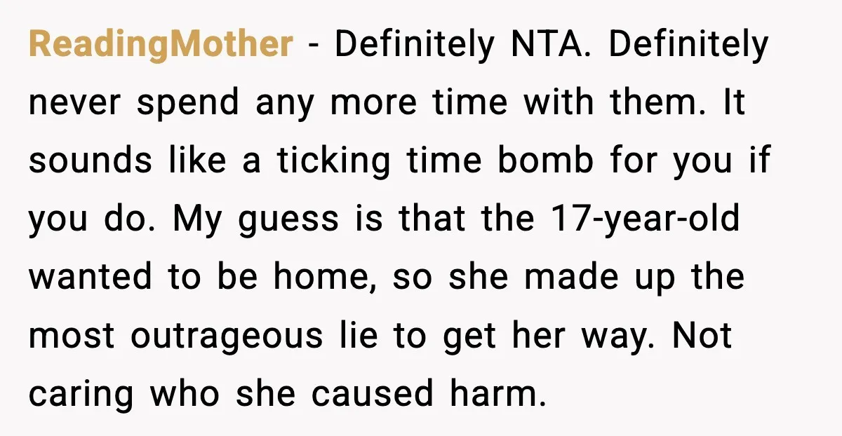 Bridesmaid Gets Publicly Shamed in MOH Speech, Then Sister Blames Her for Leaving ReadingMother - Definitely NTA. Definitely never spend any more time with them. It sounds like a ticking time bomb for you if you do. My guess is that the 17-year-old...